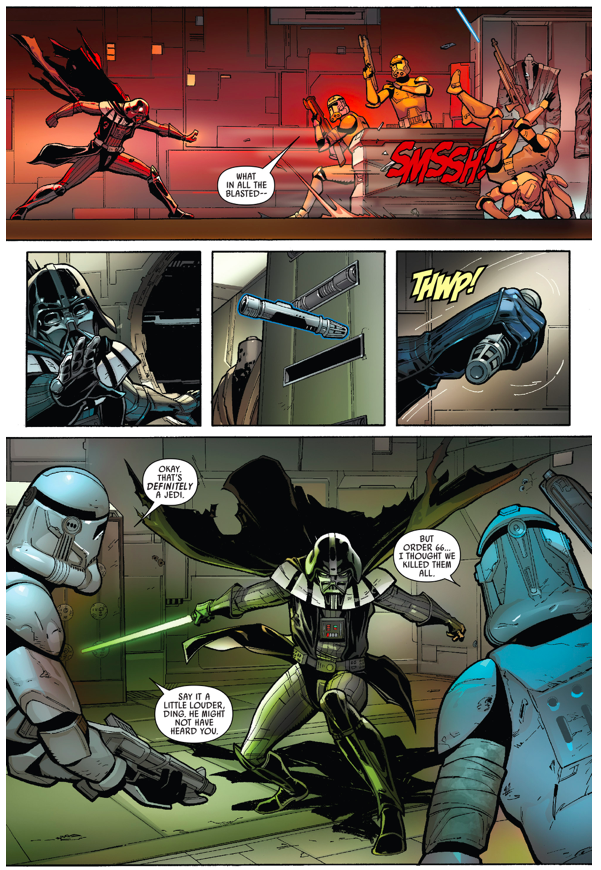 Darth Vader VS Stormtroopers