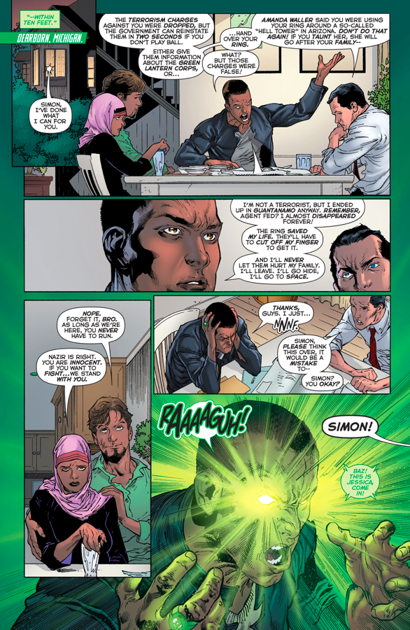 Green Lantern Simon Baz Has Emerald Sight
