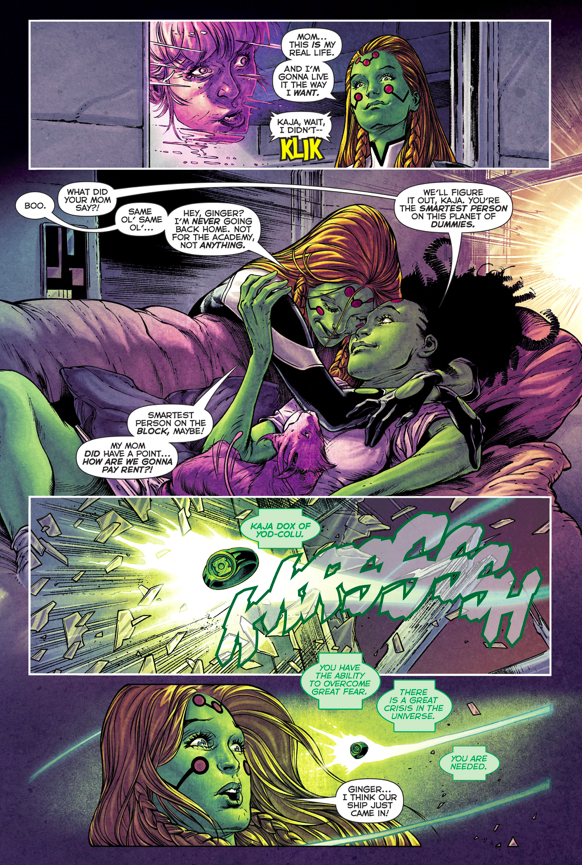 Kaja Dox Becomes A Green Lantern 