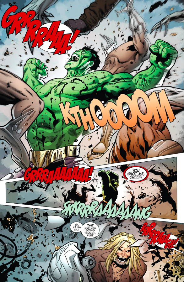 Totally Awesome Hulk VS Adamantium Cyborgs