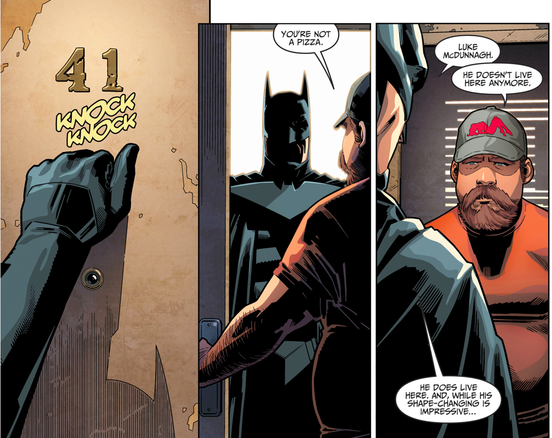 Batman Plays Hide And Seek With Plastic Man's Son