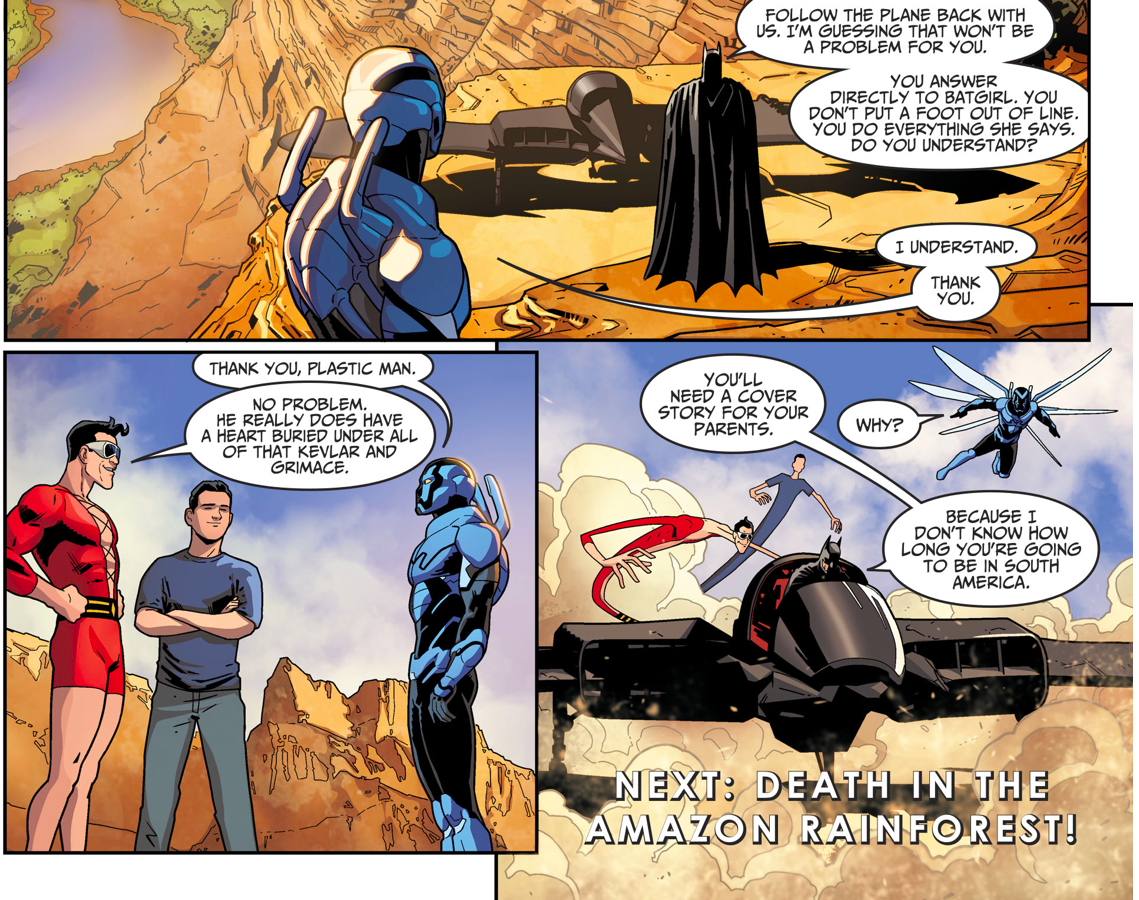 Blue Beetle Joins Batman's Team (Injustice II)