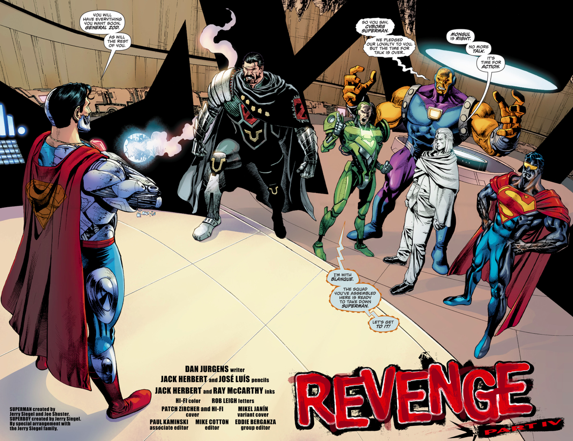 Cyborg-Superman Forms The Superman Revenge Squad
