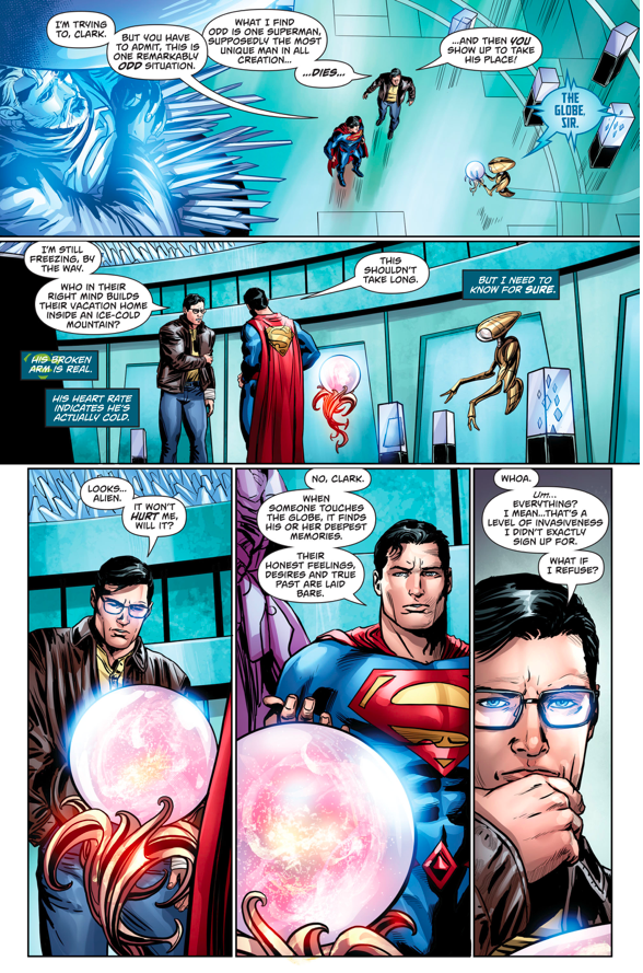Superman Mind Probes Clark Kent (Rebirth)