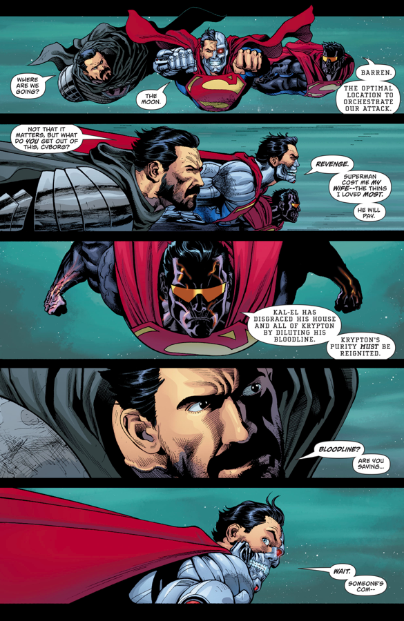 Superman VS General Zod, Cyborg-Superman And The Eradicator