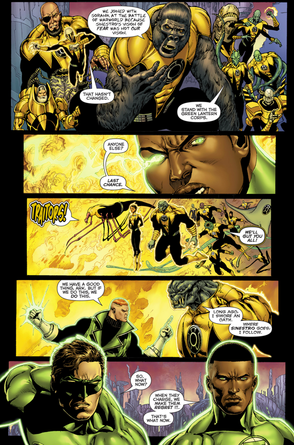 The Green Lantern - Sinestro Corps Alliance Is Dissolved