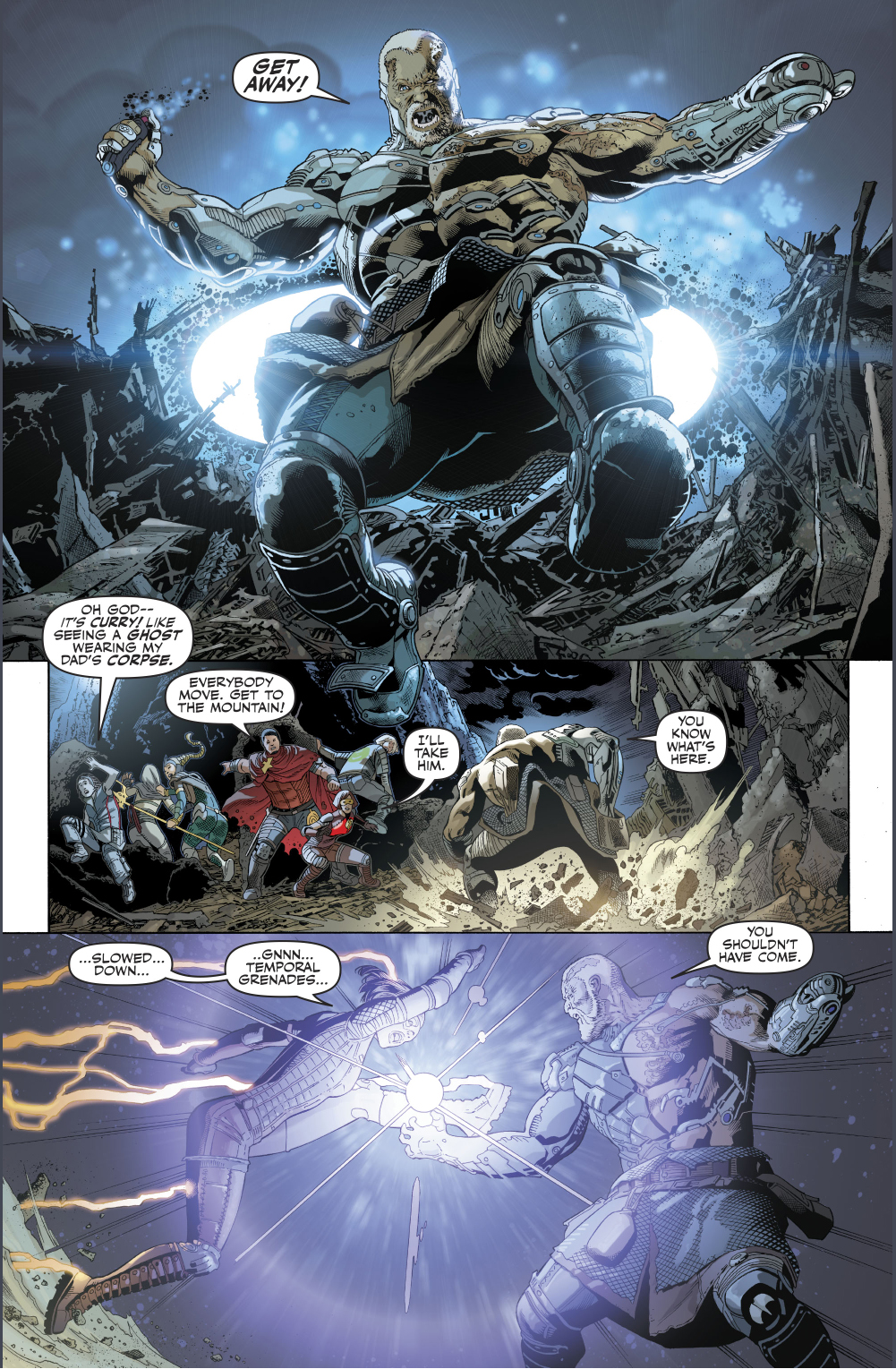 Cyborg Aquaman VS Justice League's Children 