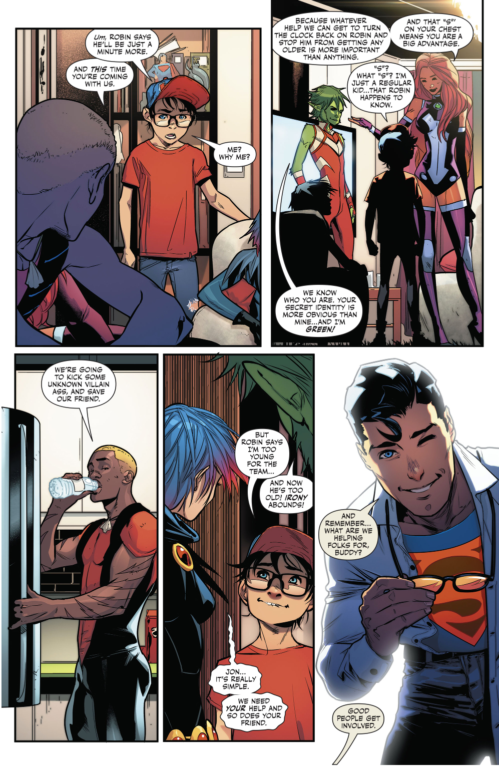 Superboy Joins The Teen Titans (Rebirth) 