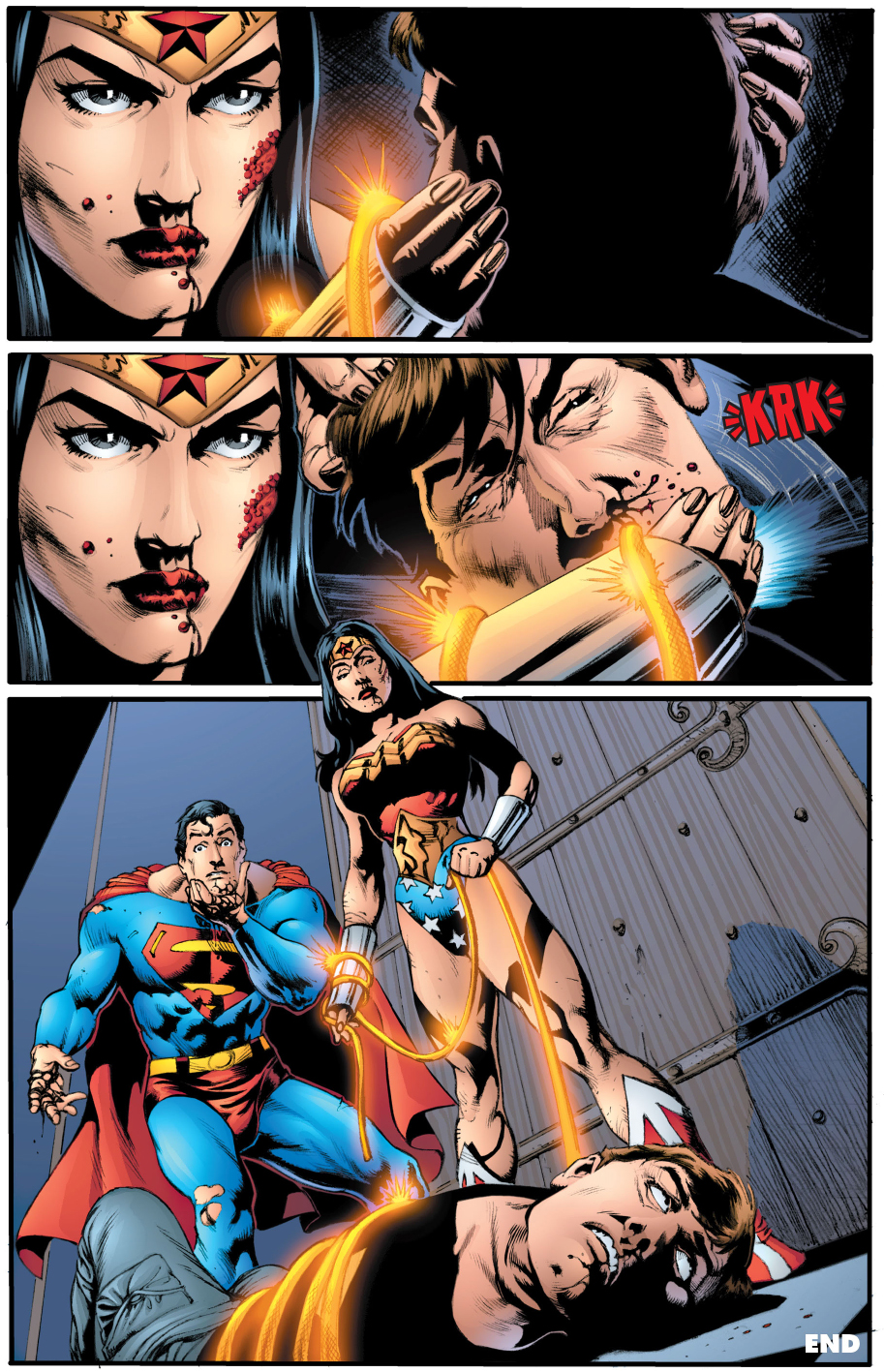 Wonder Woman Kills Maxwell Lord 