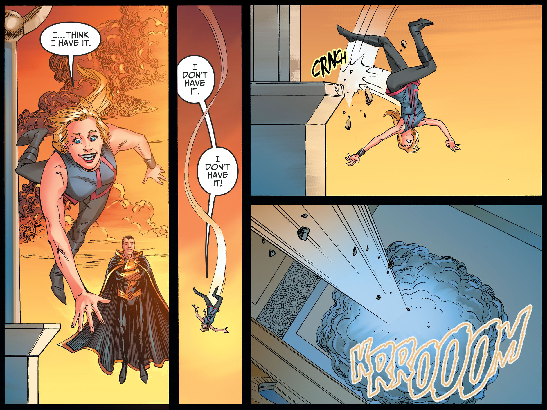 Black Adam Trains Supergirl To Fly (Injustice II) 