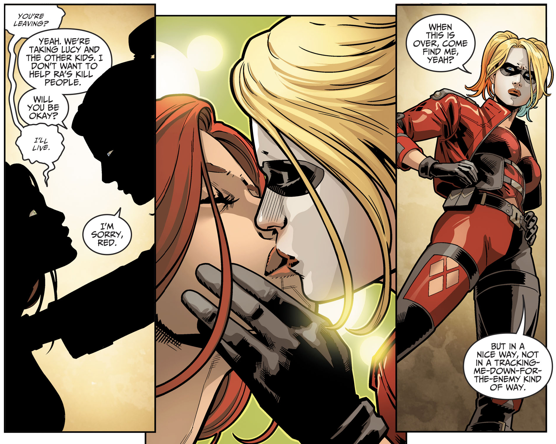 Harley Quinn Kisses Poison Ivy (Injustice II) 