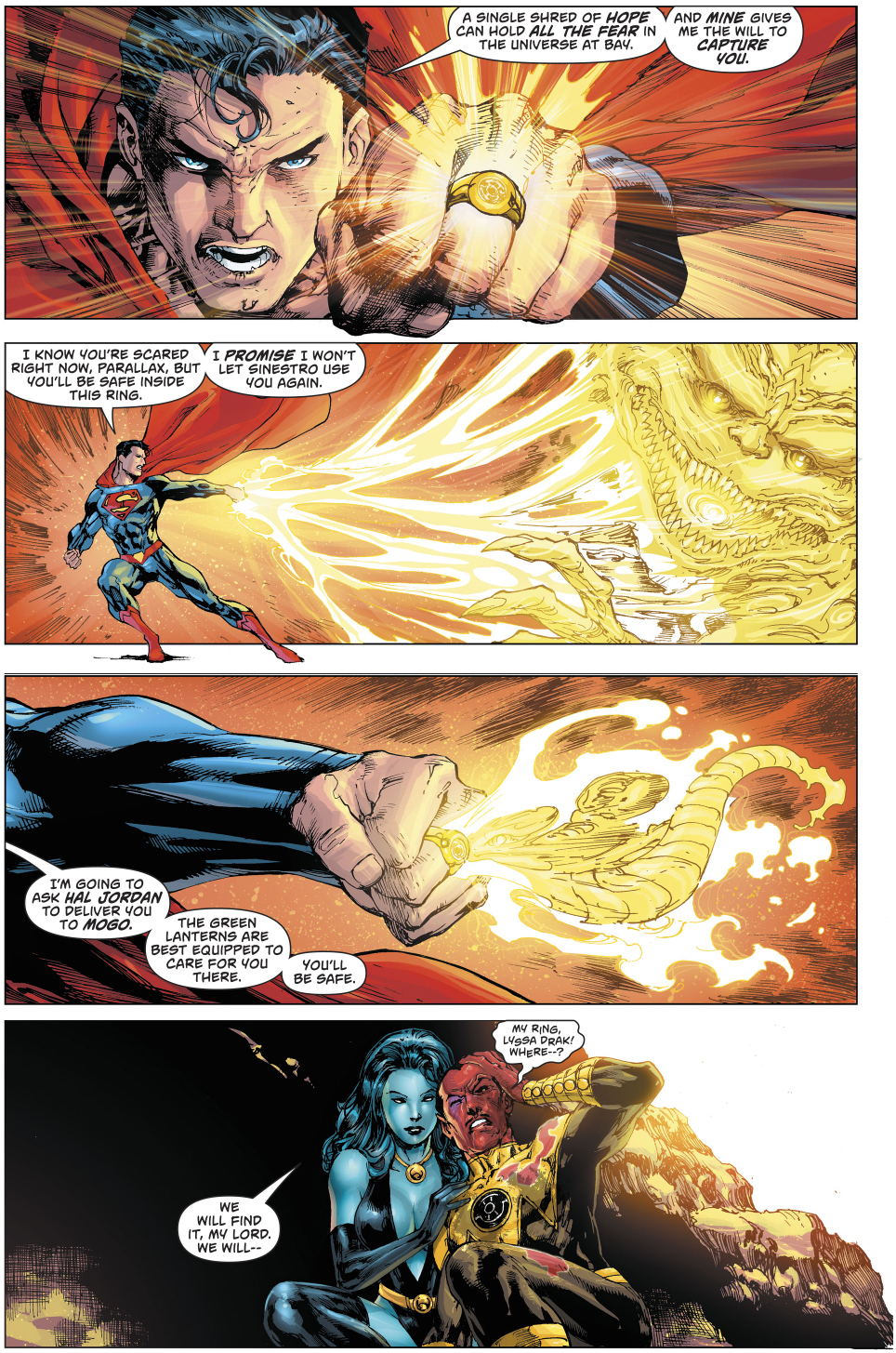 How Superman Captured Parallax Comicnewbies