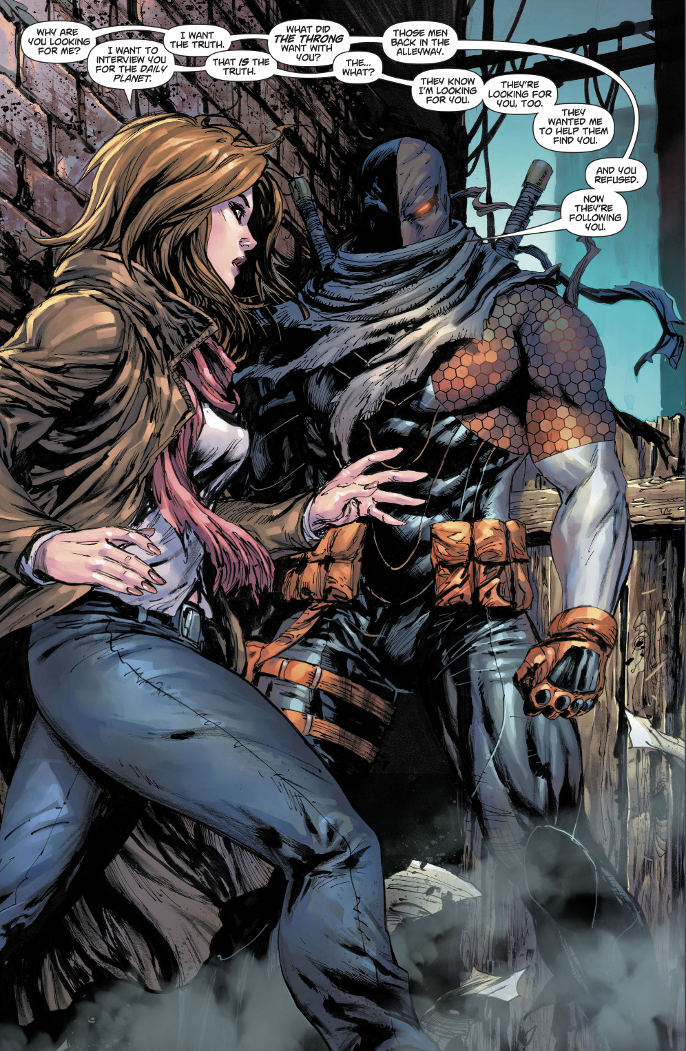 Lois Lane And Deathstroke