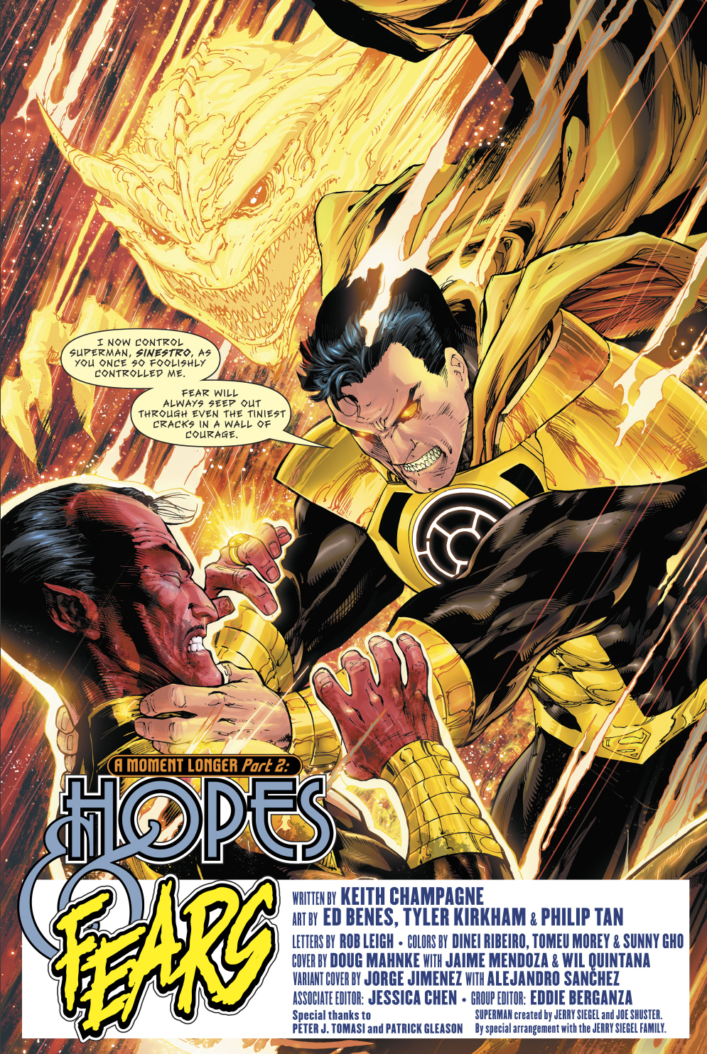 Parallax Superman VS Sinestro 