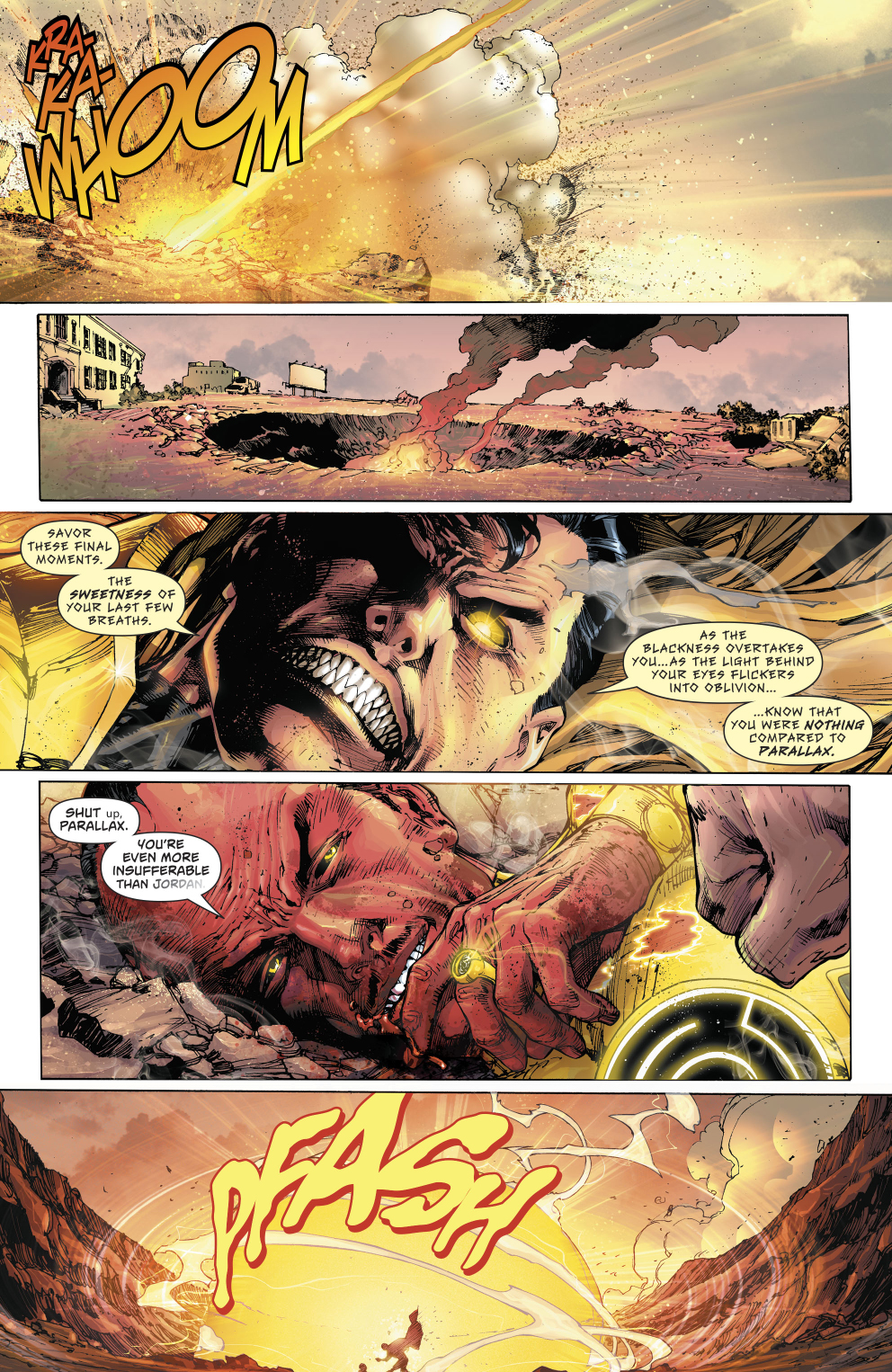 Parallax Superman VS Sinestro 