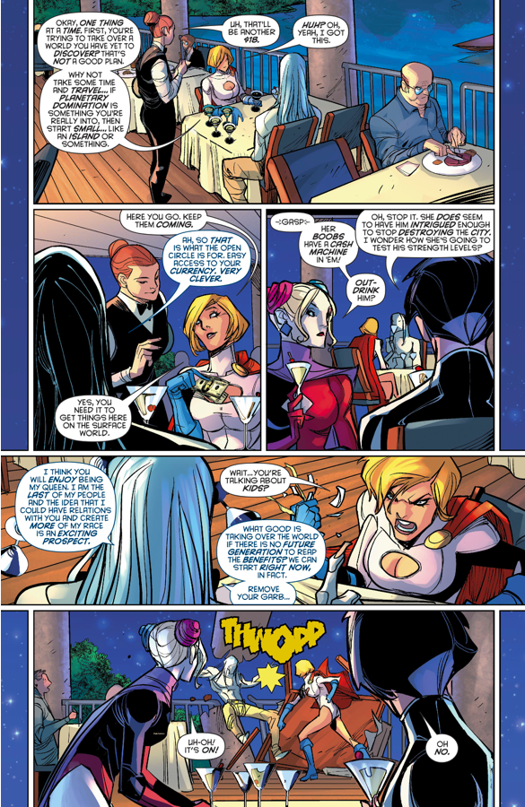 Power Girl Goes On A Date With Zorcrom