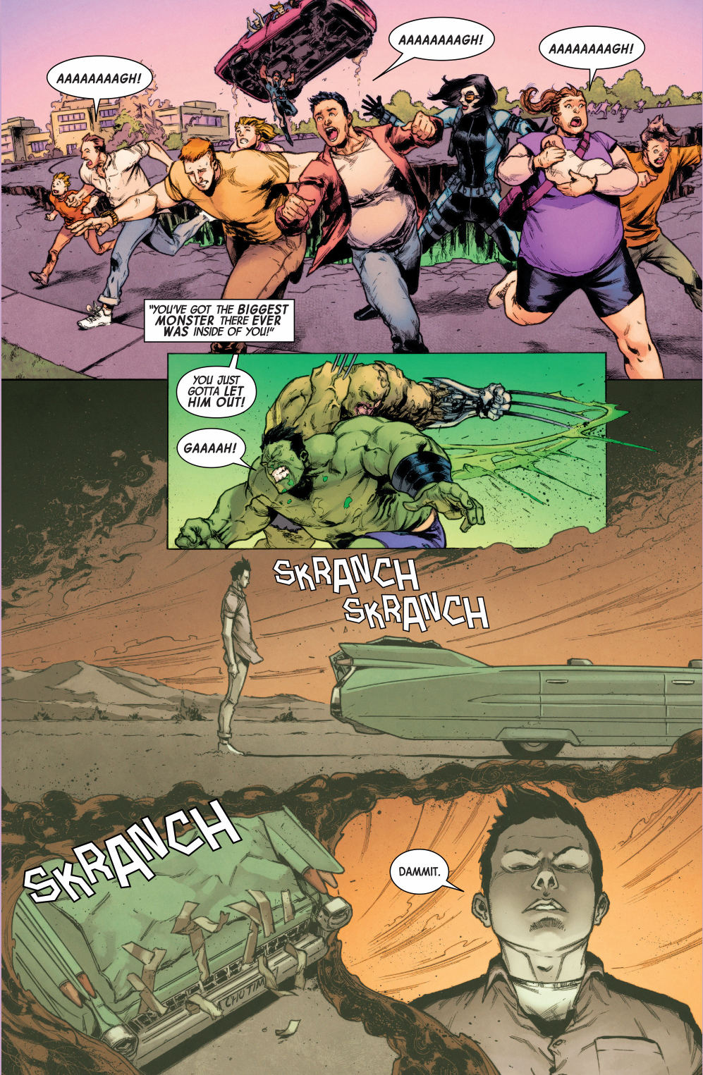 Totally Awesome Hulk VS Hulkverine