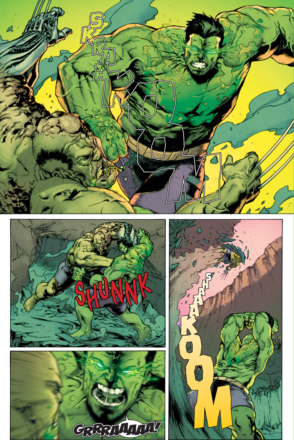 Totally Awesome Hulk VS Hulkverine 