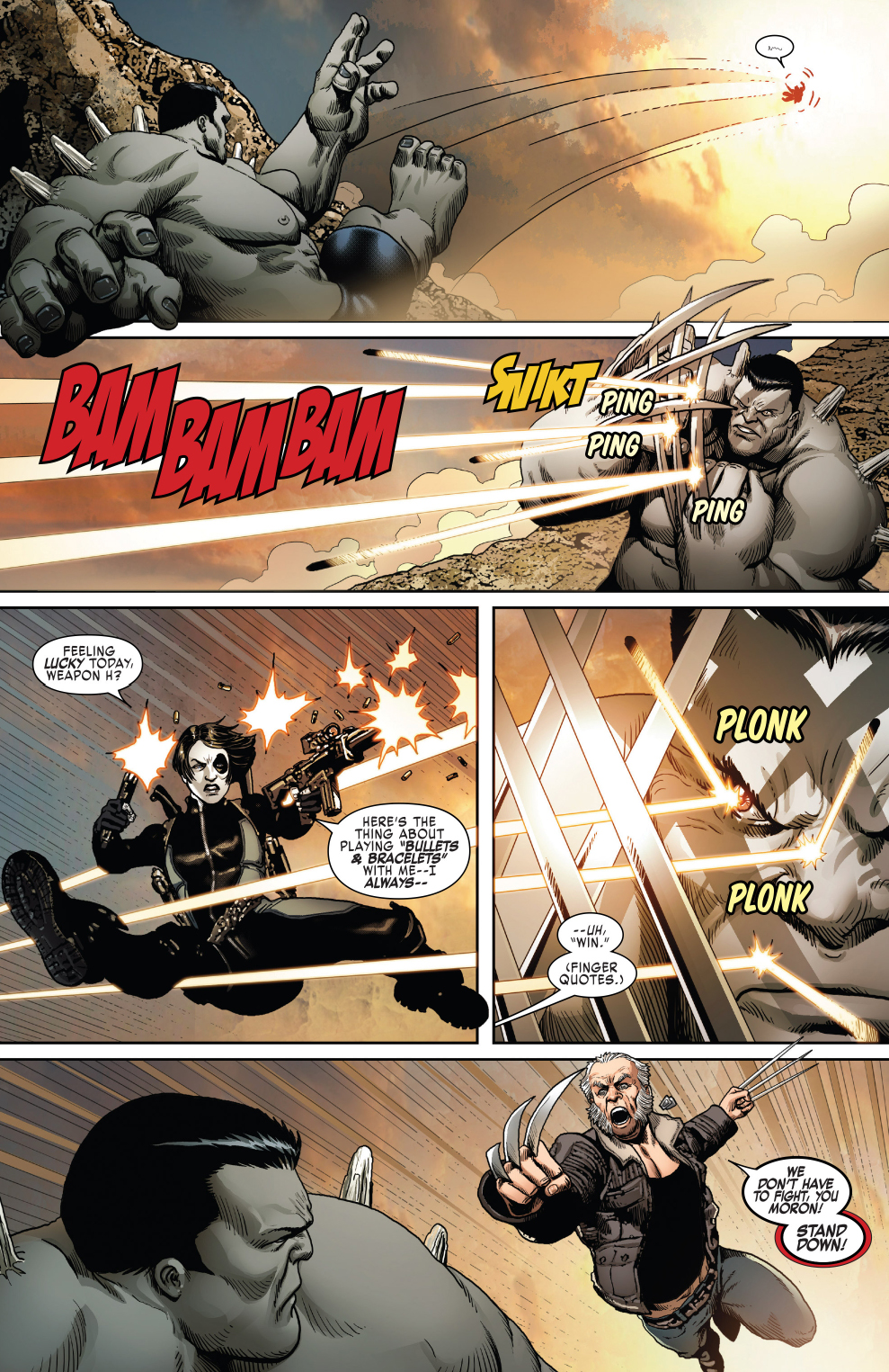 Weapon X VS Hulkverine 