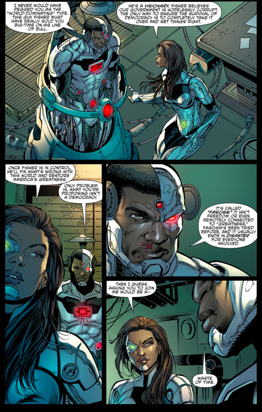Why Variant Betrayed Cyborg (Rebirth)