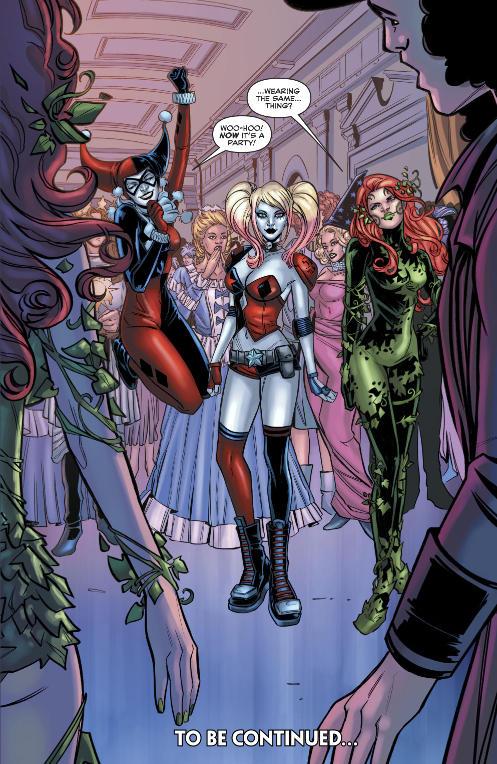 Betty And Veronica Dress Up As Harley Quinn And Poison Ivy 