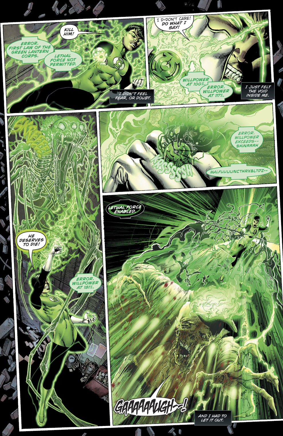 Bruce Wayne Becomes A Green Lantern (Earth - 32) 