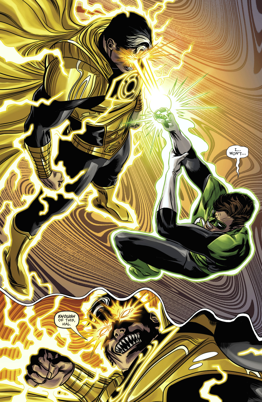 Green Lantern Hal Jordan VS Parallax-Superman 