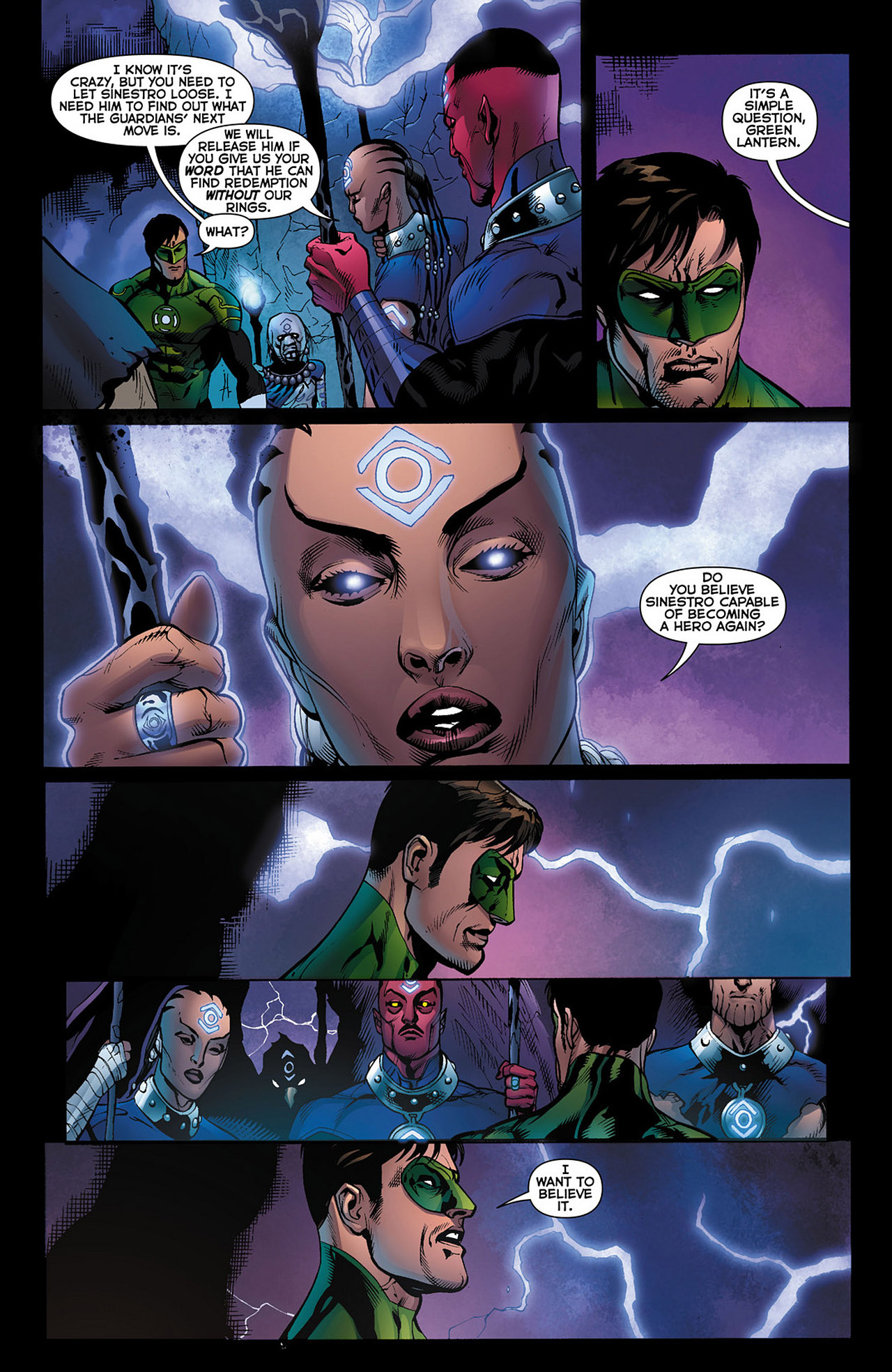 Hal Jordan Believes Sinestro Can Be Redeemed 