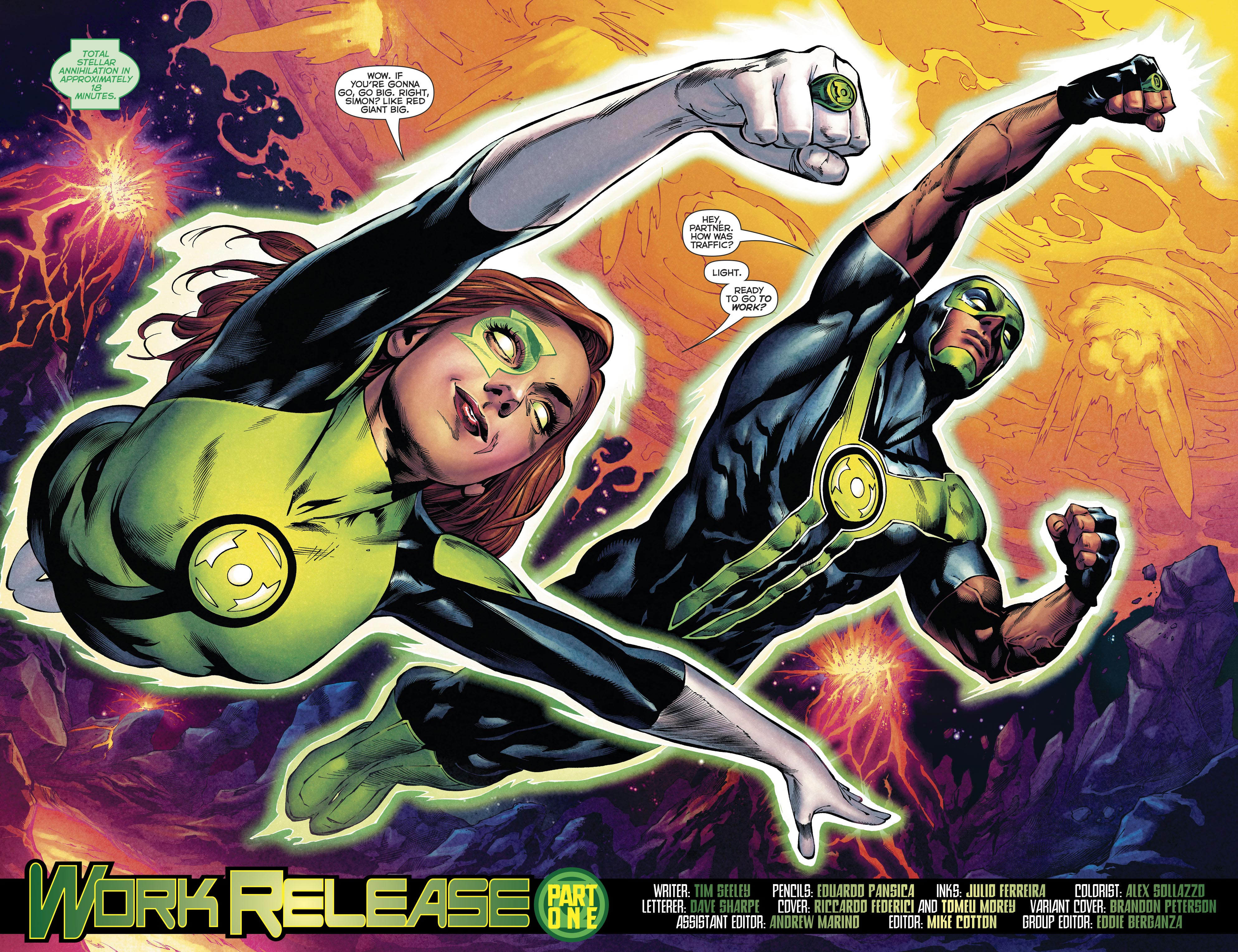 Jessica Cruz And Simon Baz (Green Lanterns Vol. 1 #33)