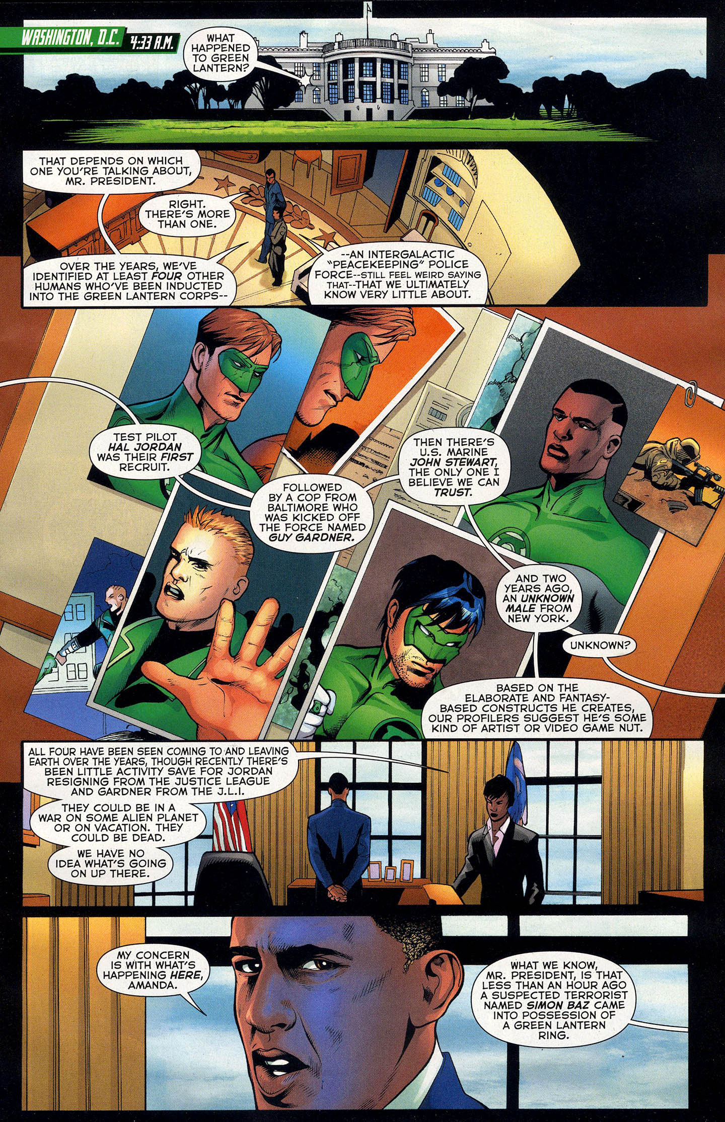 President Obama Knows What A Green Lantern Is 