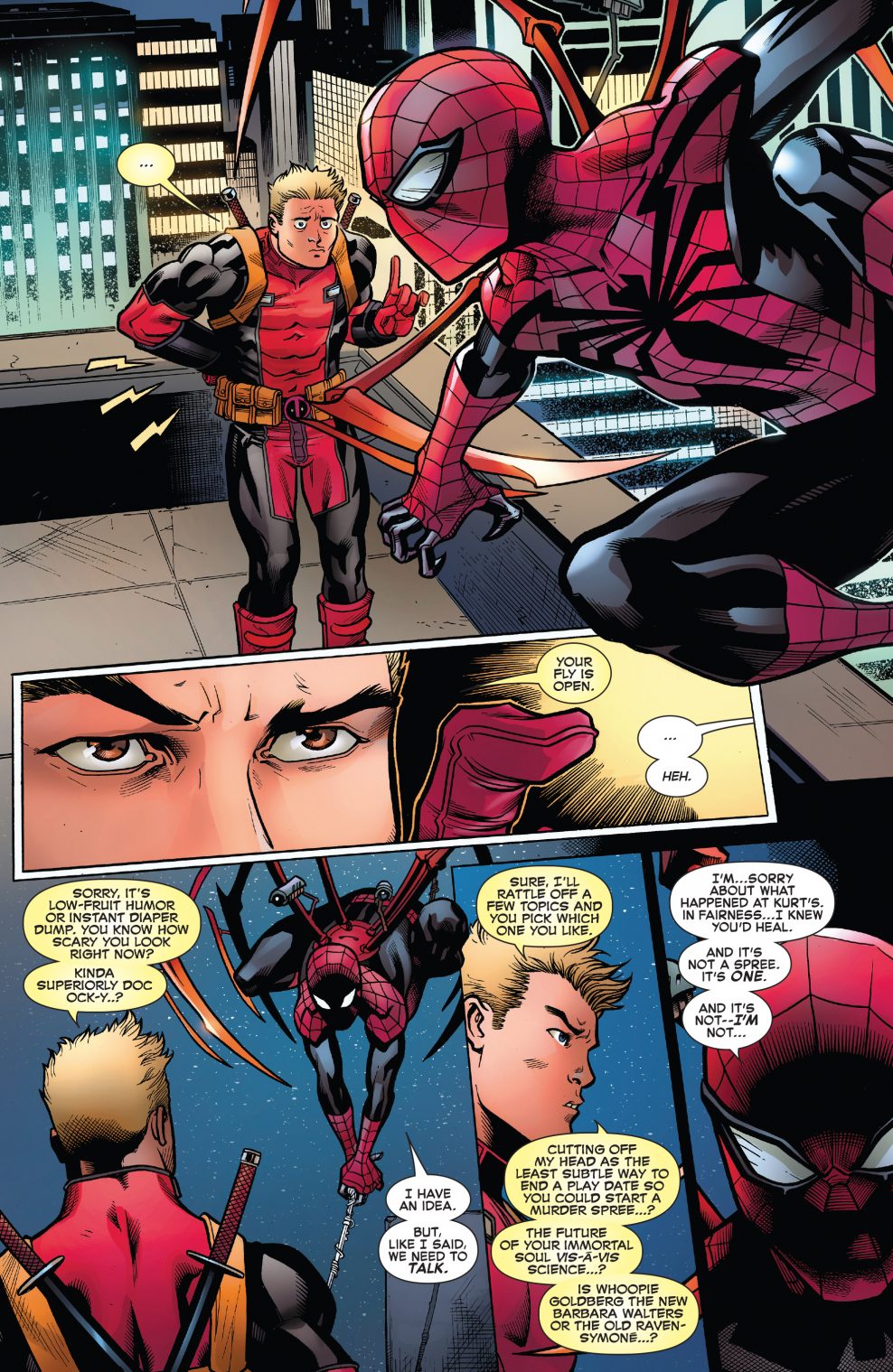Deadpool Convincing Spider-Man Not To Kill