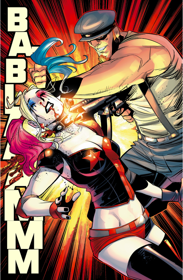Harley Quinn Gets Shot In The Neck