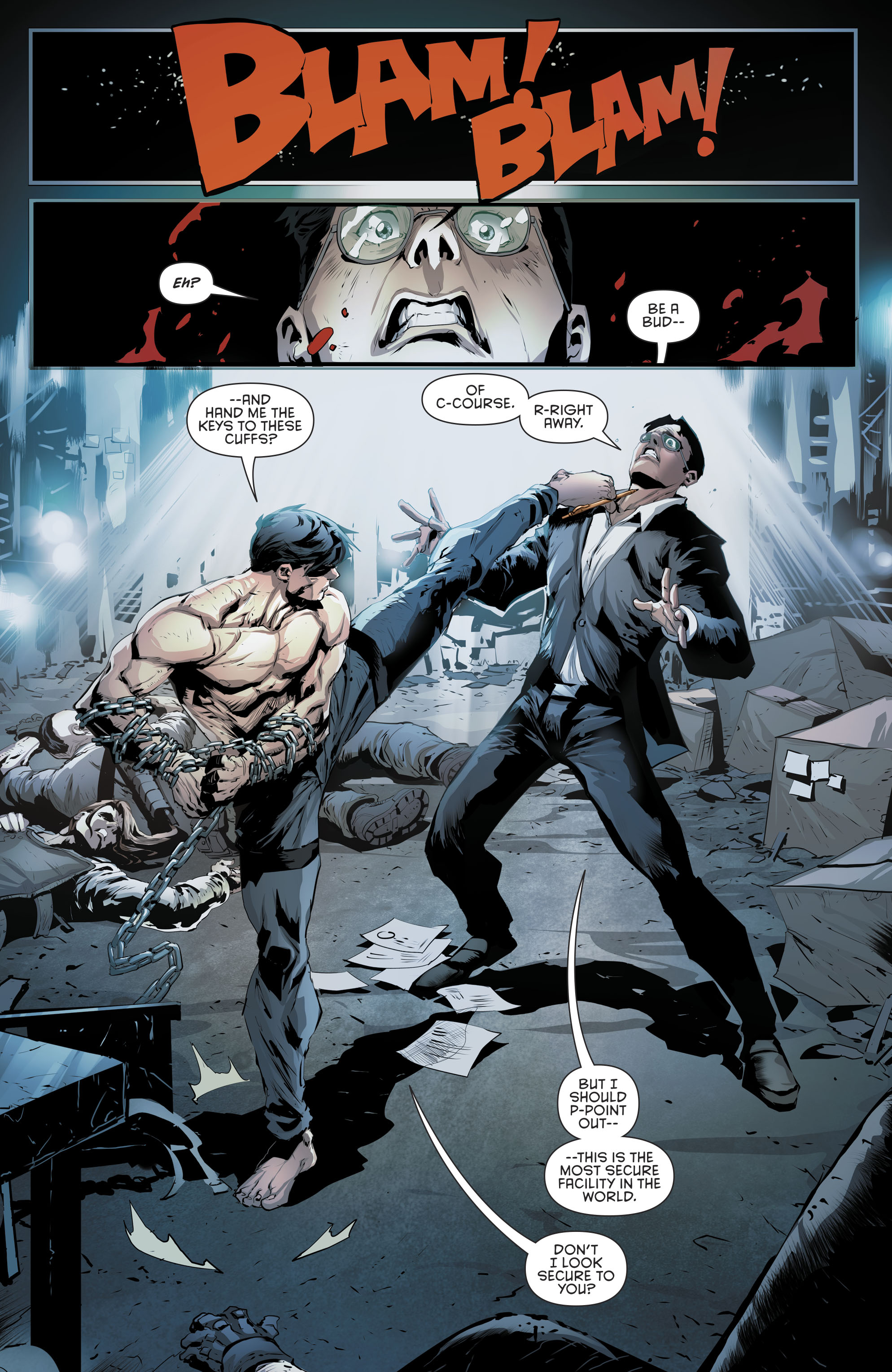 Red Hood Escapes From Captain Boomerang 