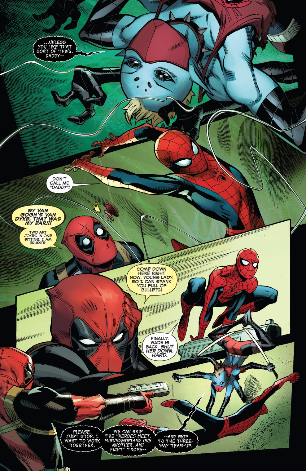 Spider-Man And Deadpool VS Itsy Bitsy 
