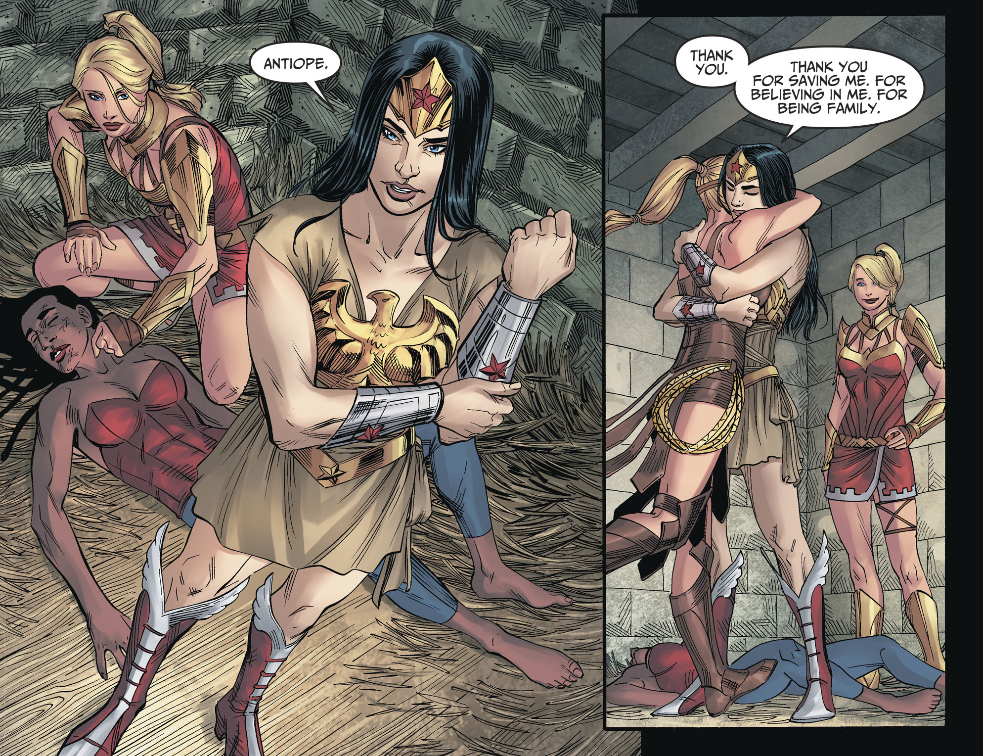 Supergirl And Wonder Woman VS Nubia (Injustice II) 