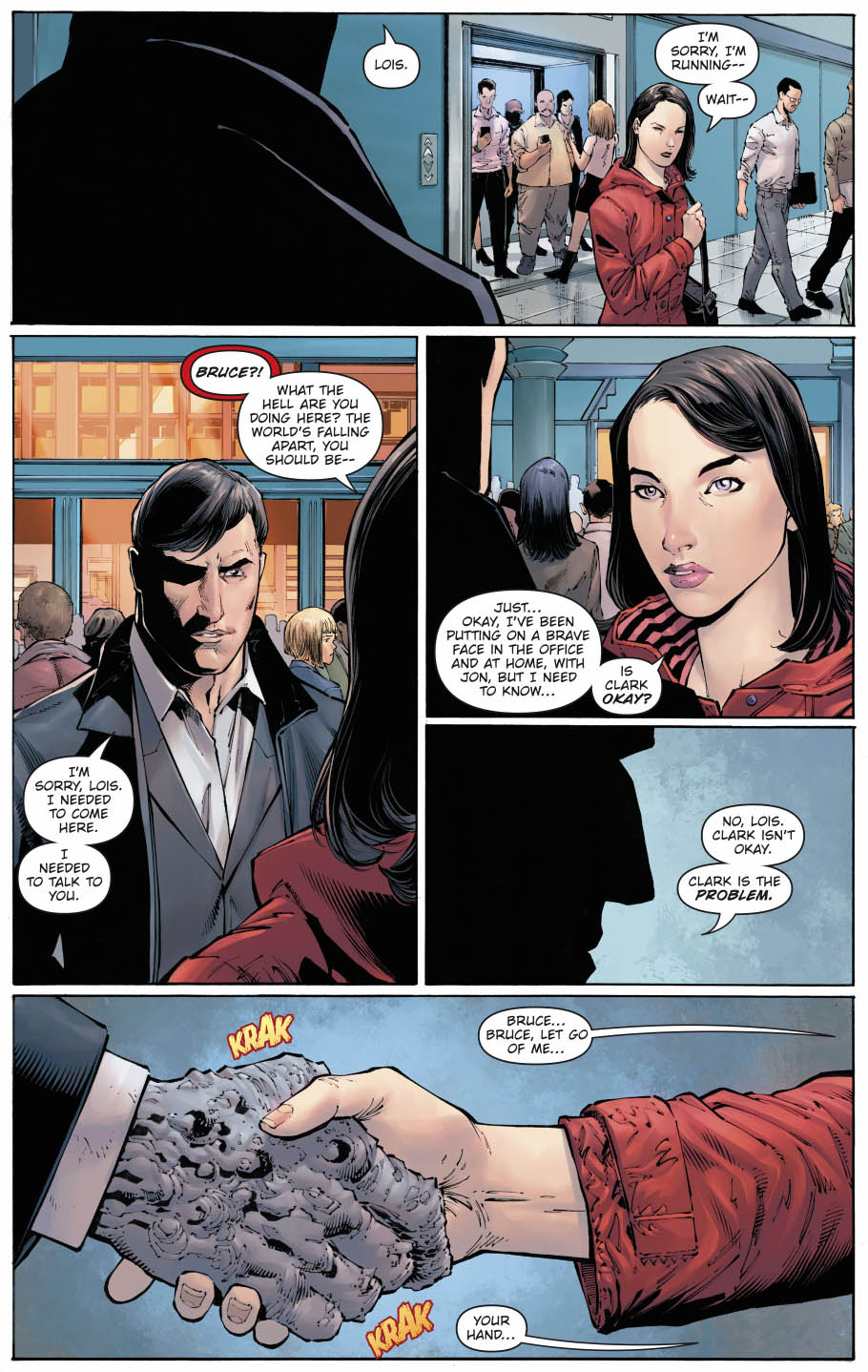 The Devastator Infects Lois Lane With The Doomsday Virus 
