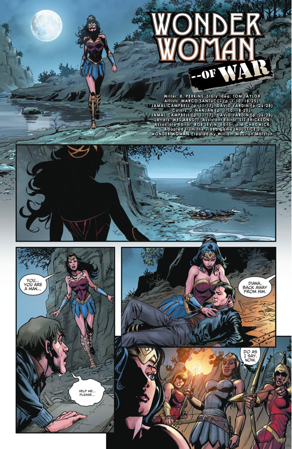 Wonder Woman Meets Steve Trevor Injustice Ii Comicnewbies 