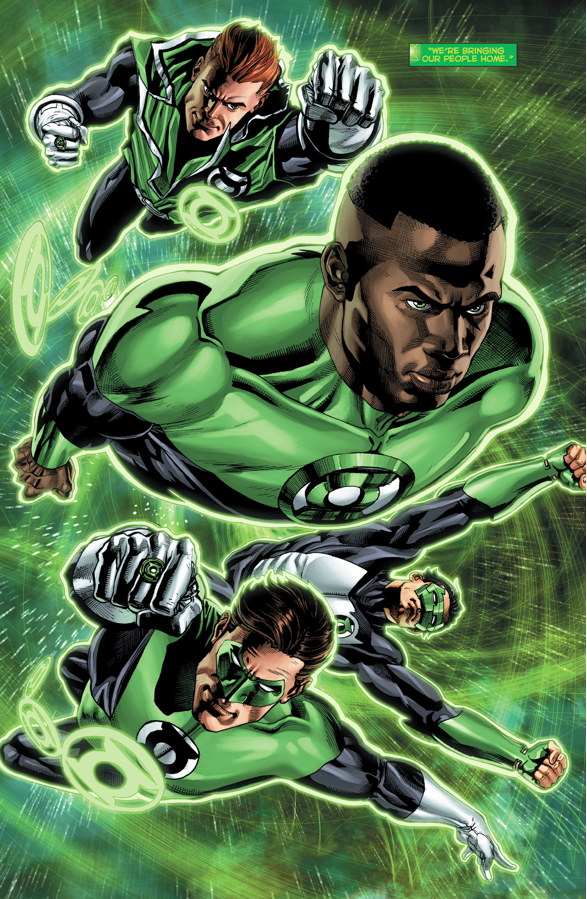 Green Lanterns From Earth (Hal Jordan And The Green Lantern Corps #34)
