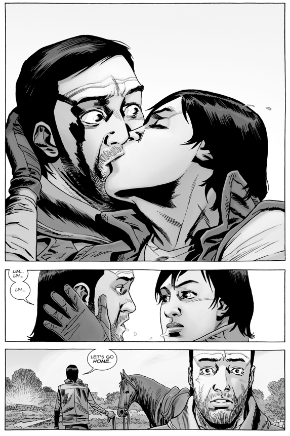 Maggie Greene Kisses Dante (The Walking Dead)