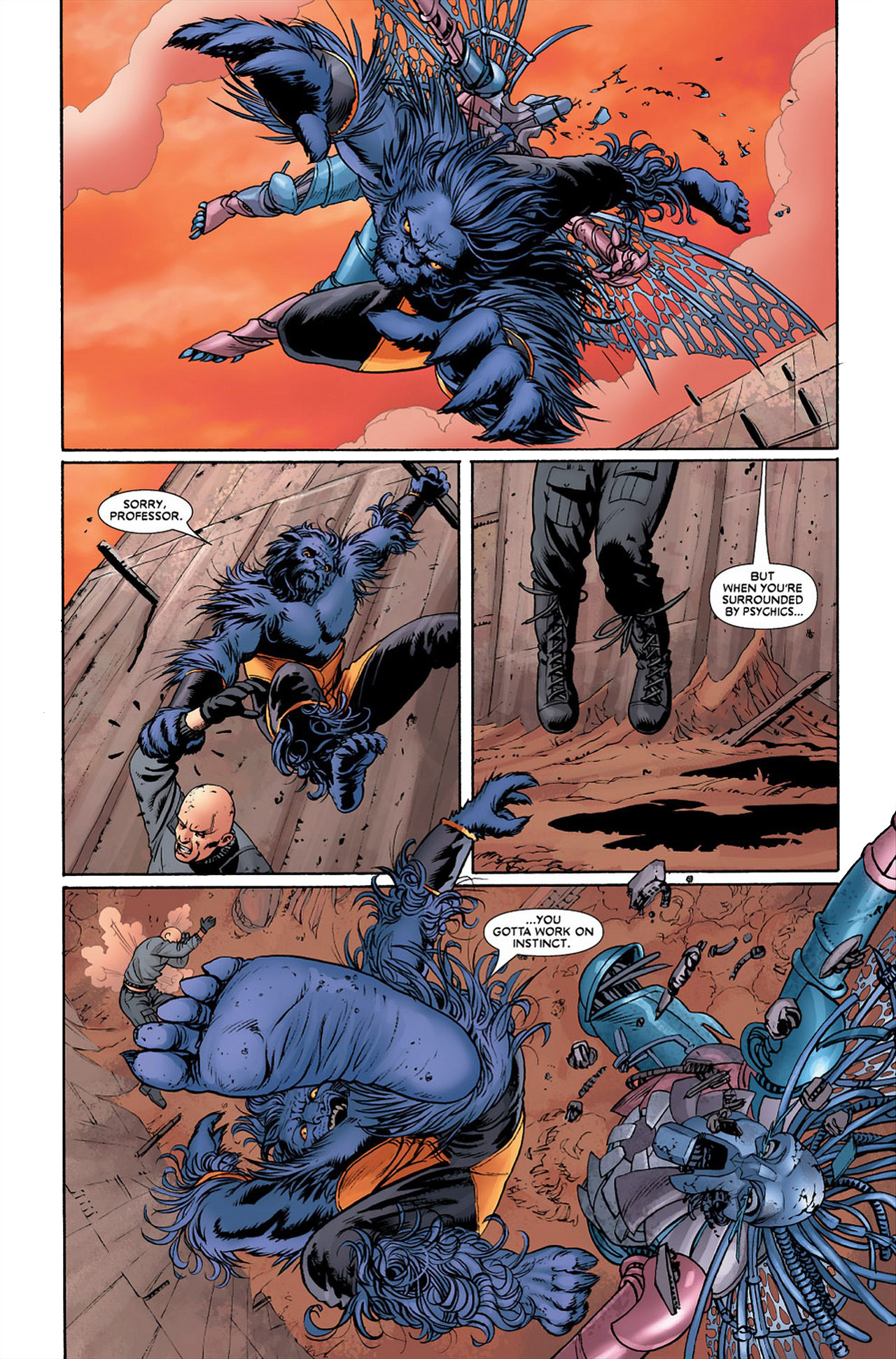 Beast VS Danger (Astonishing X-Men) 