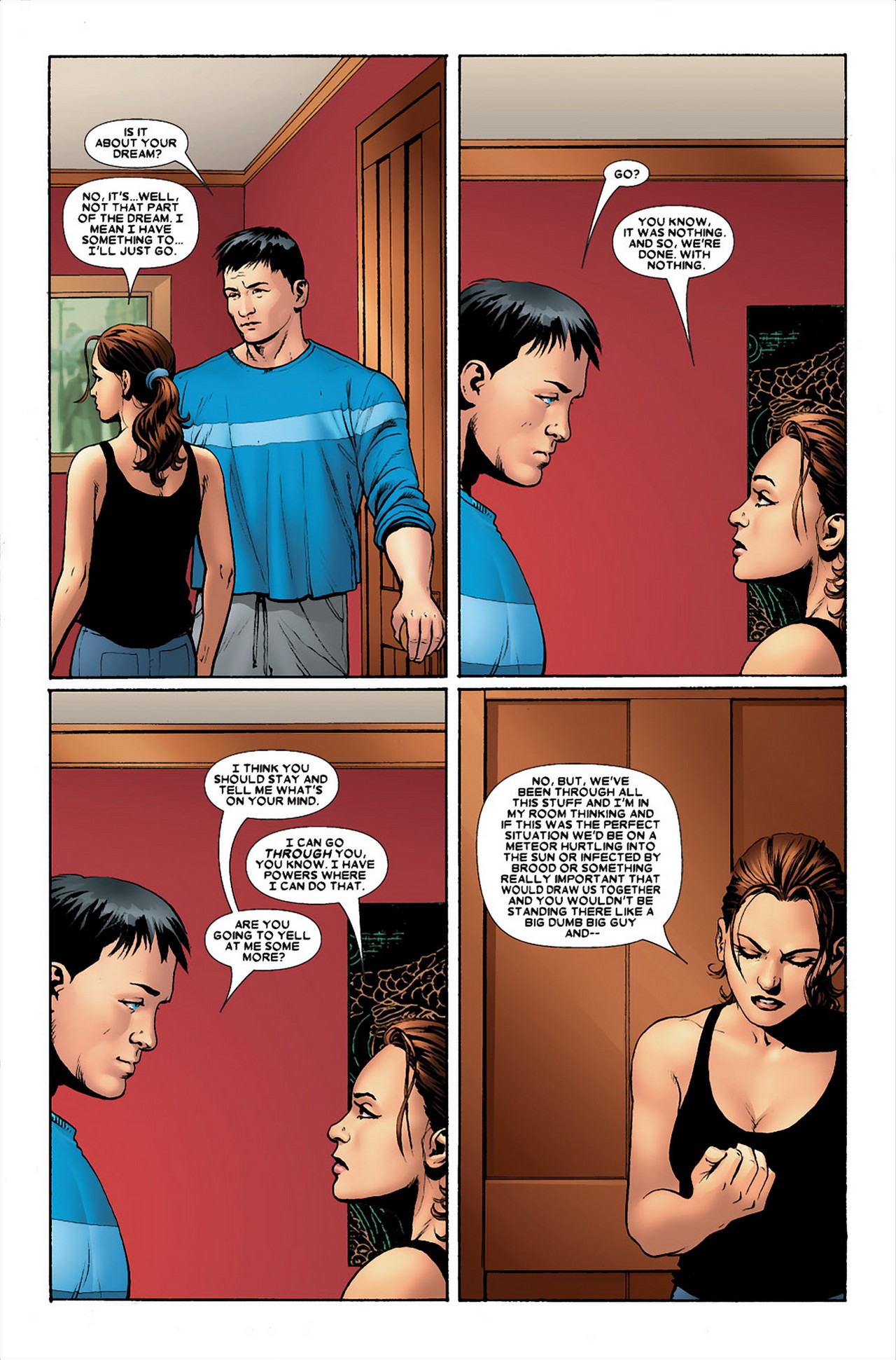Kitty Pryde And Colossus Kiss (Astonishing X-Men)