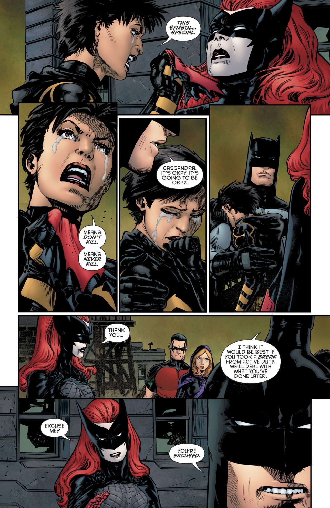 Batman Removes Batwoman From His Team (Rebirth)
