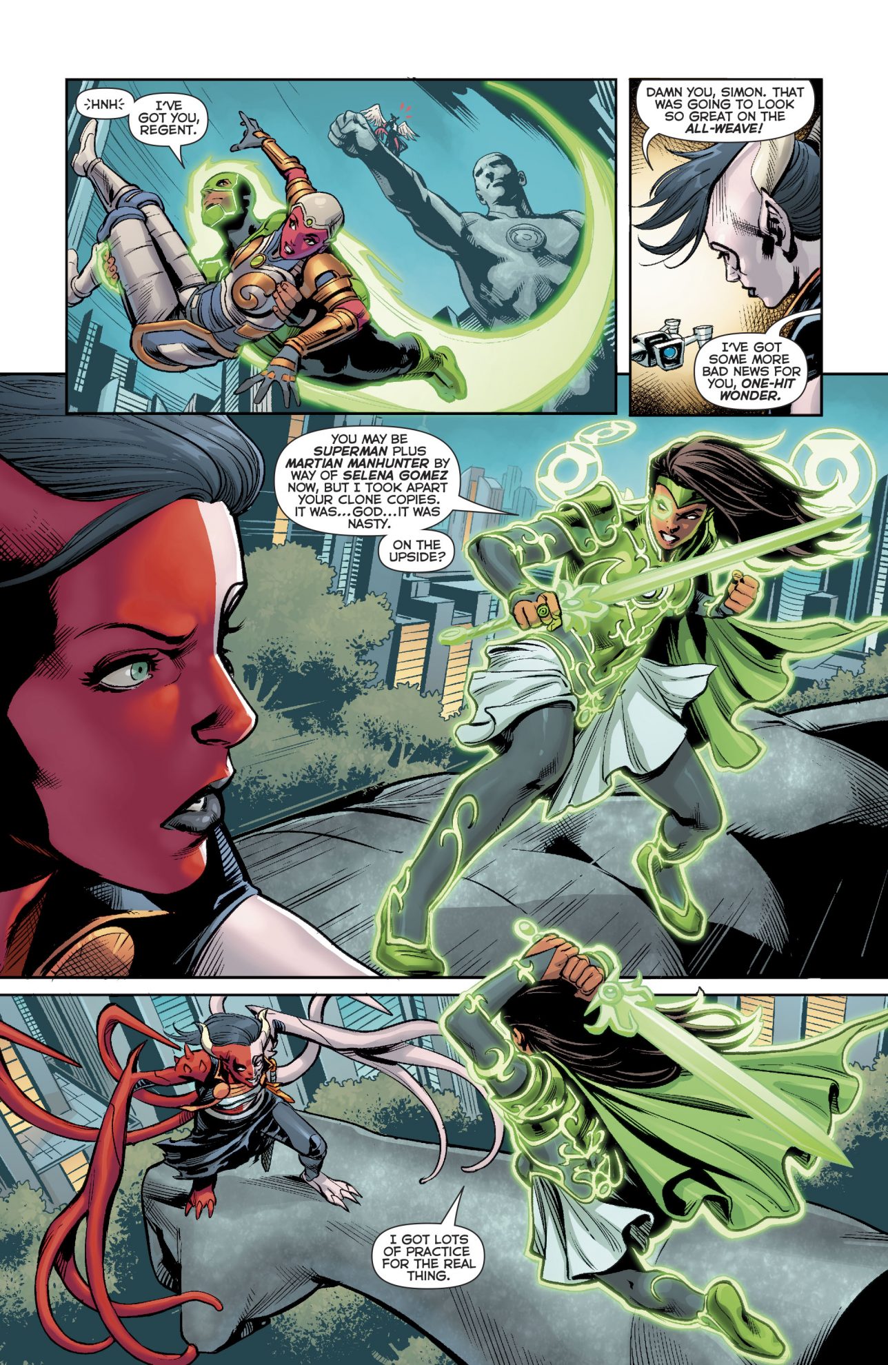 Green Lantern Jessica Cruz VS Liseth Vok