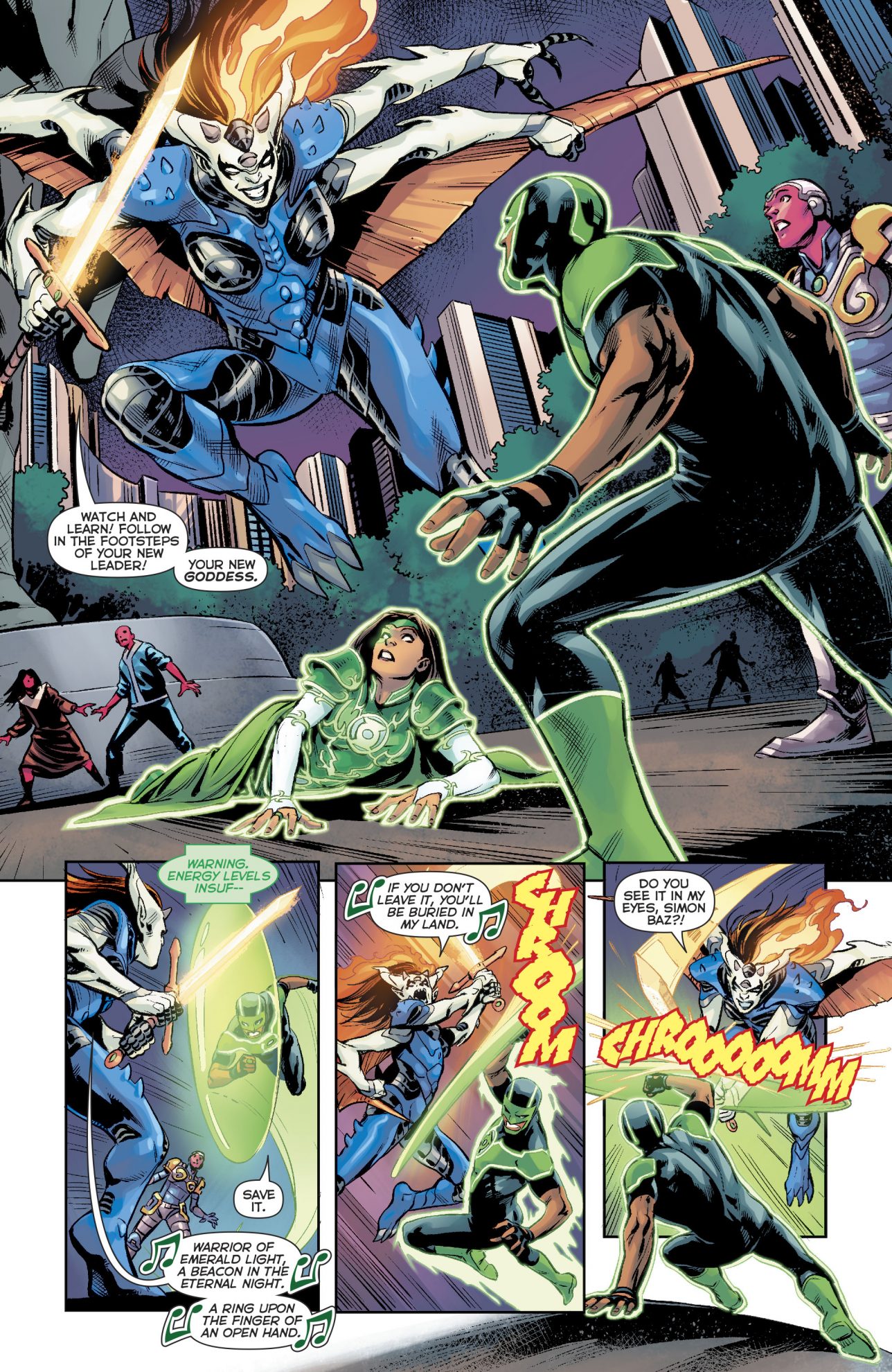 Green Lantern Jessica Cruz VS Liseth Vok