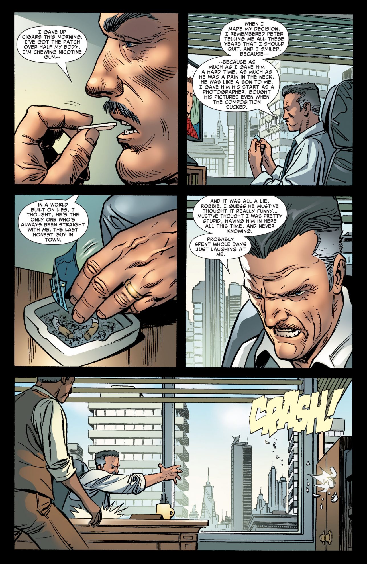 J Jonah Jameson Learns Peter Parker Is Spider Man Comicnewbies