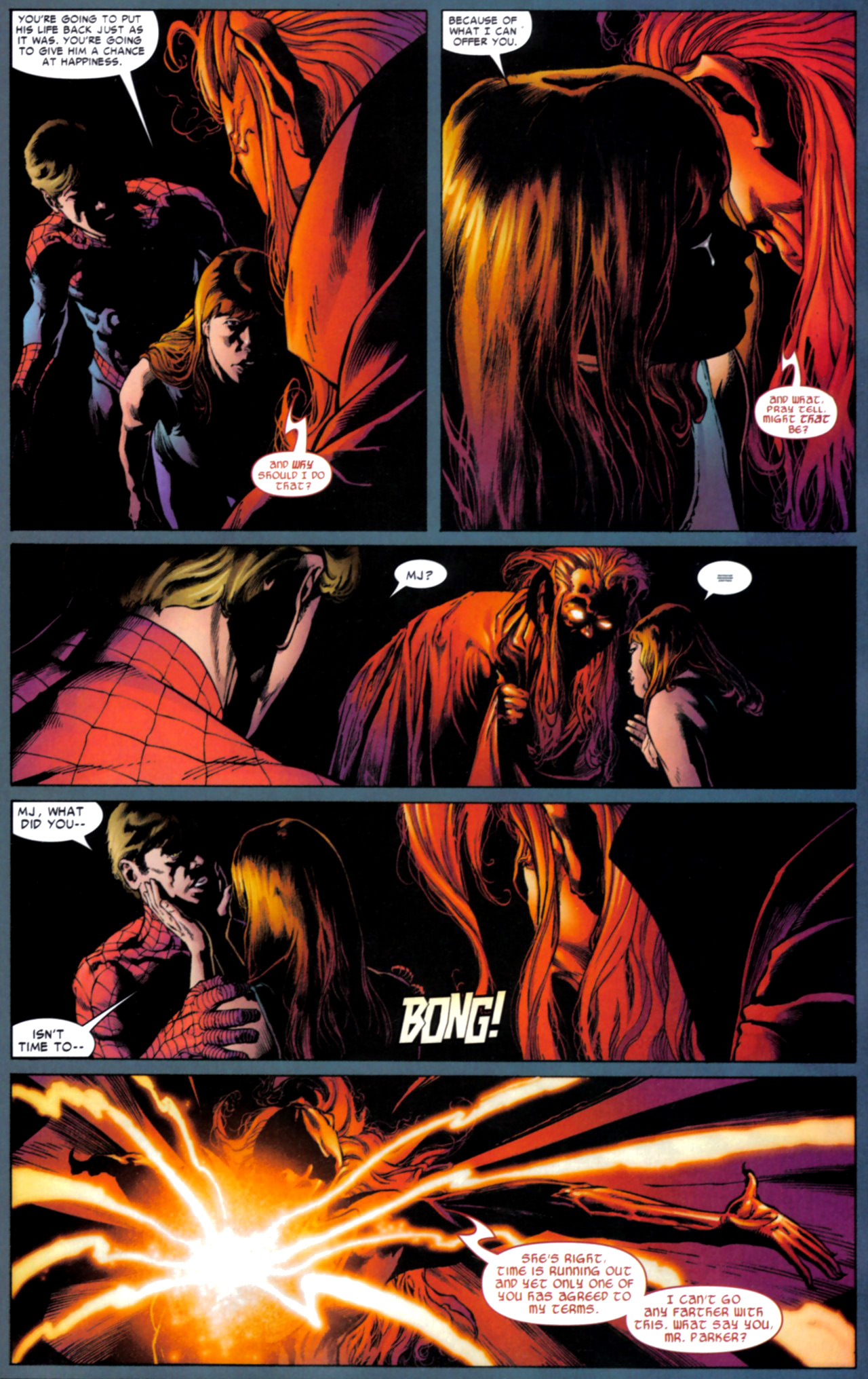 Mephisto Takes Away Spider-Man And Mary Jane's Love 