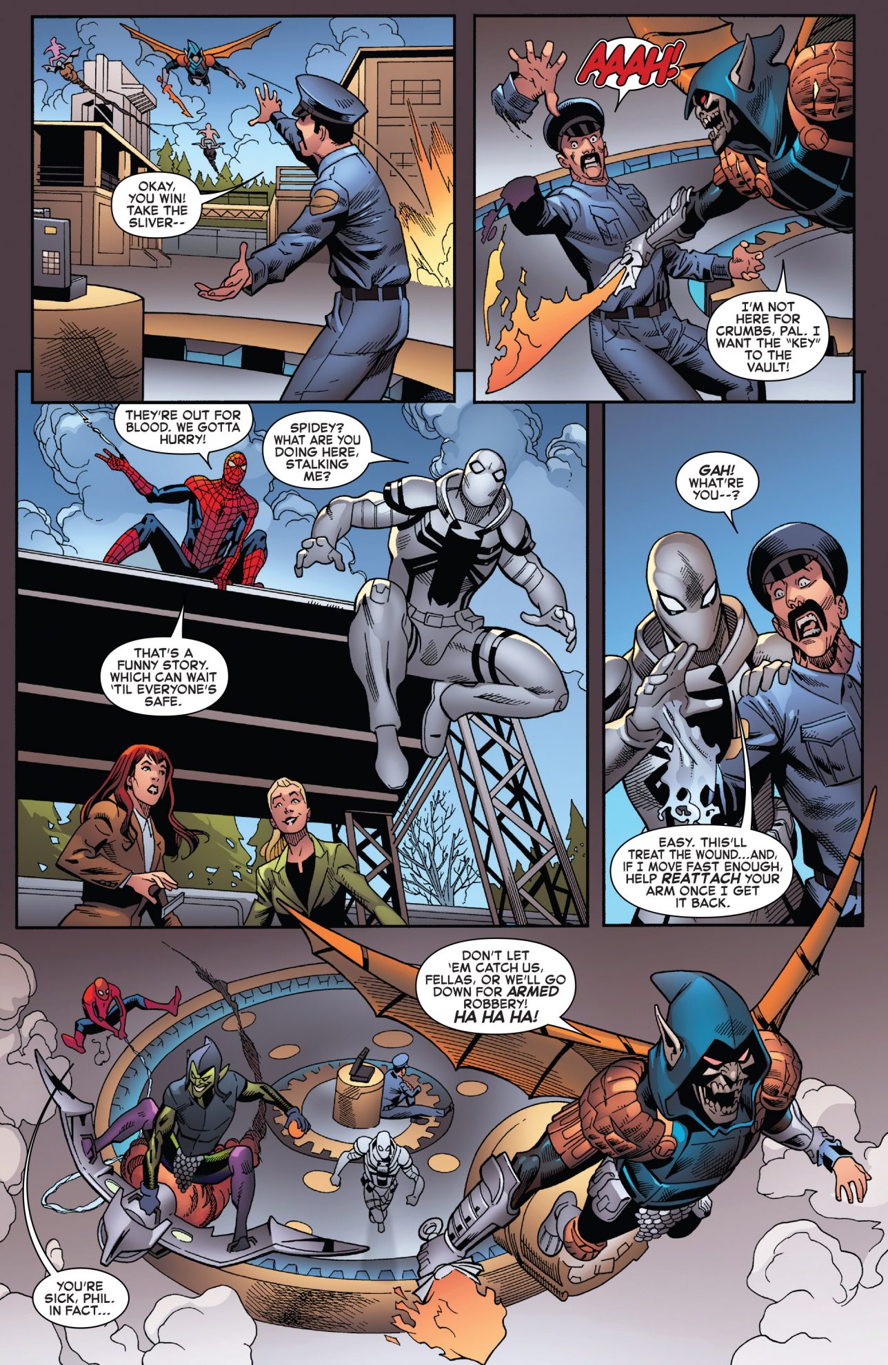 Spider-Man And Agent Anti-Venom VS Goblin King