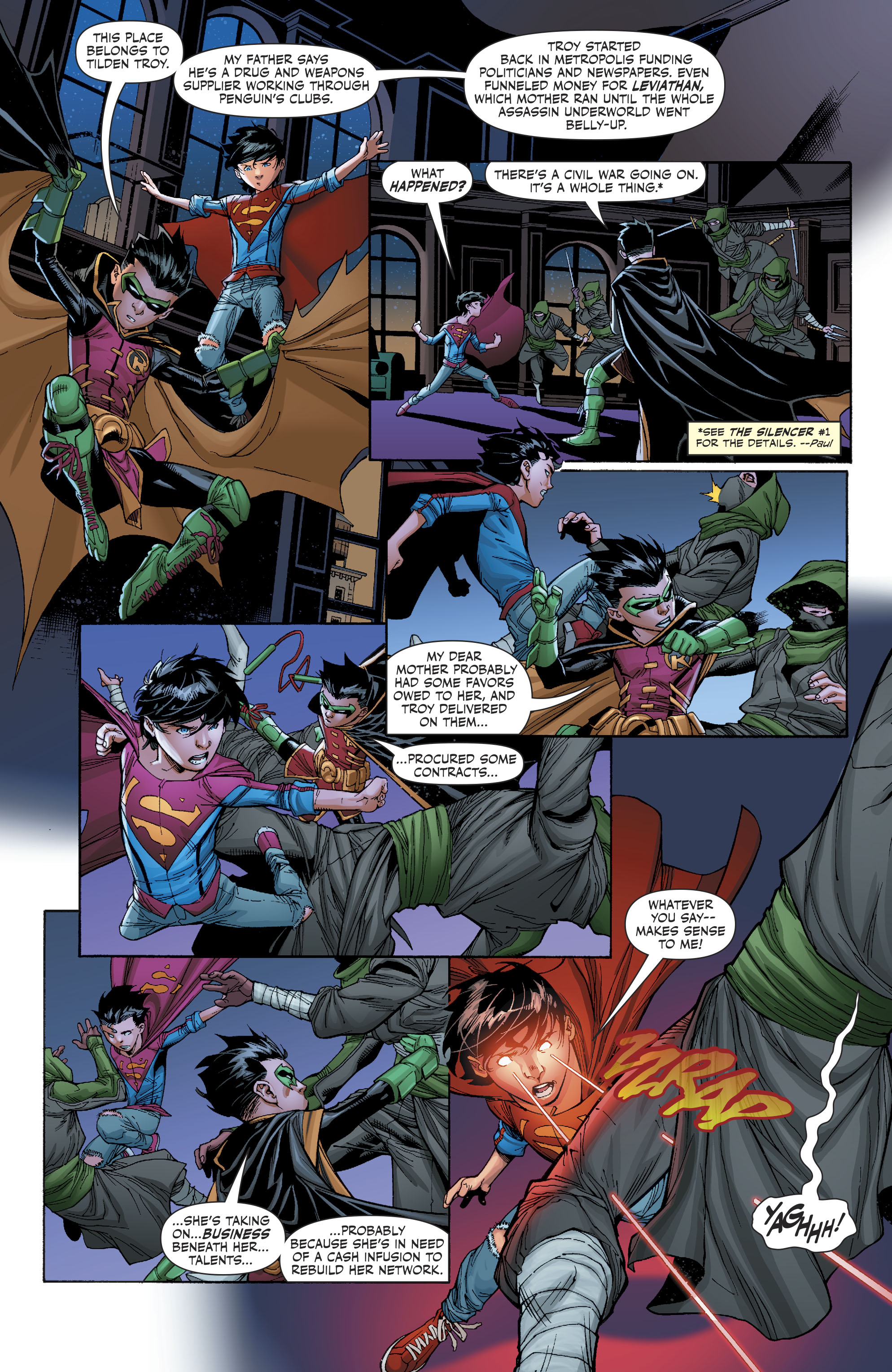 Superboy Learns Of Robin's History (Rebirth)
