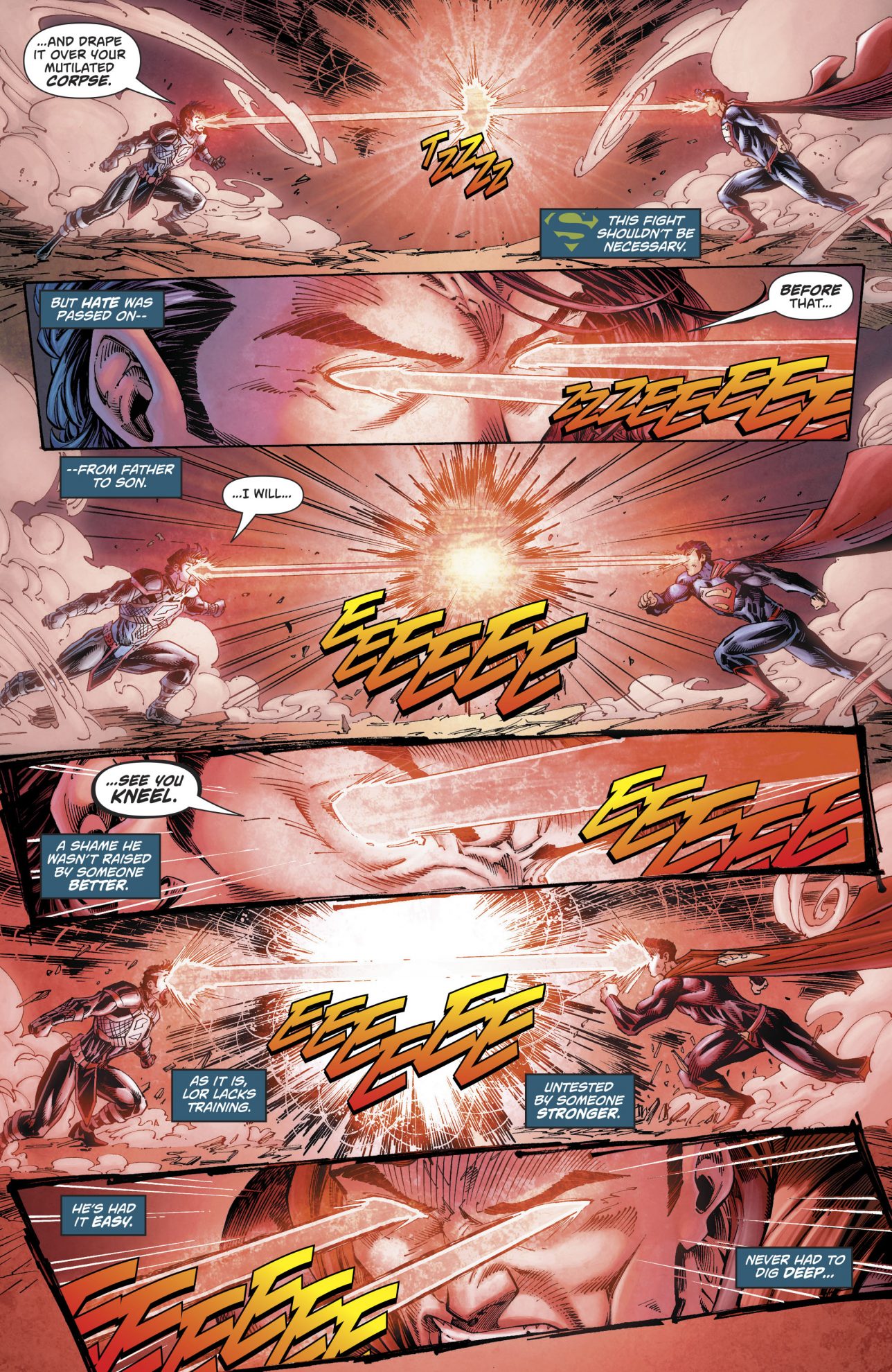 Superman VS Lor-Zod (Rebirth)