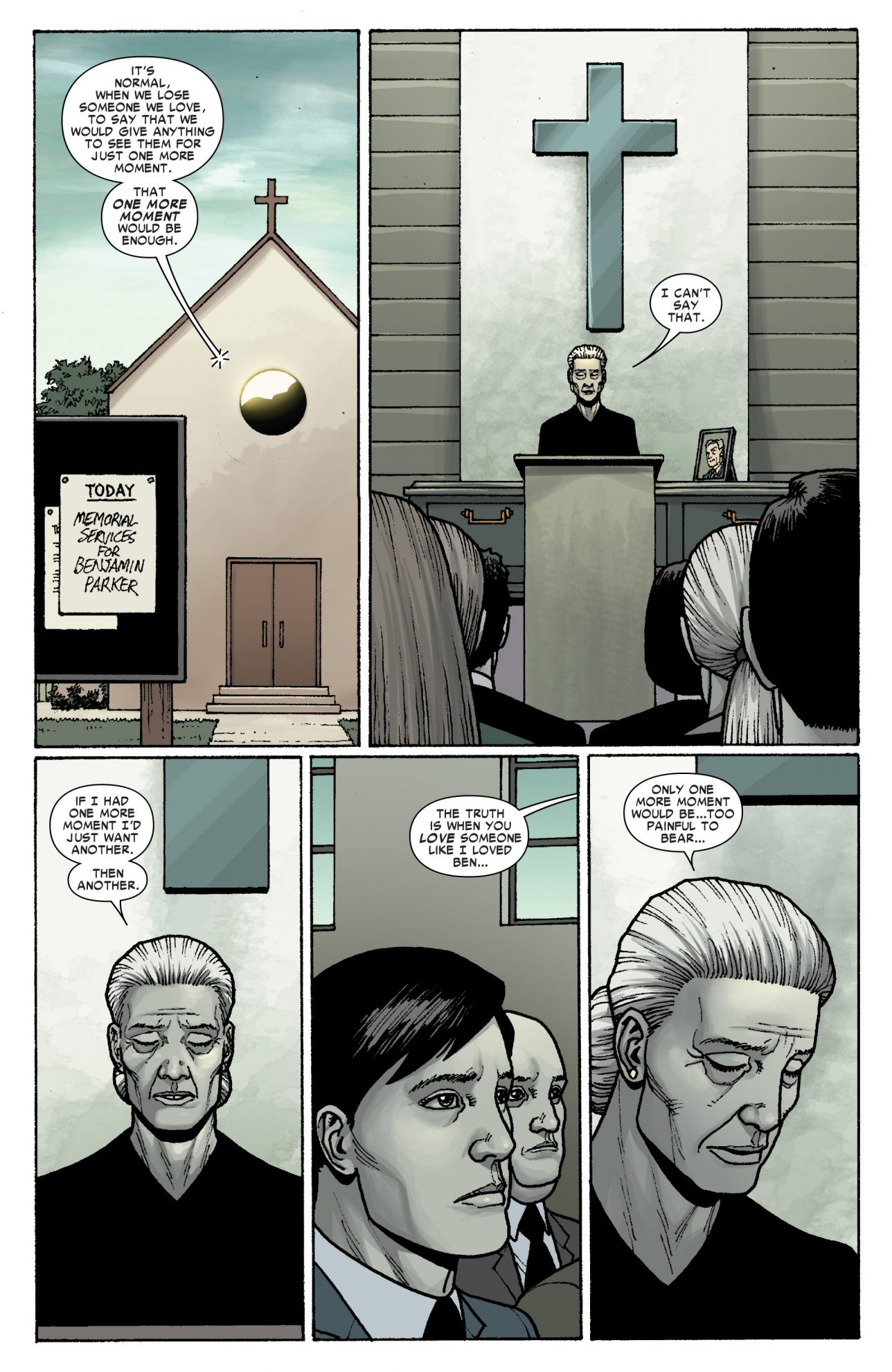 Aunt May's Eulogy For Uncle Ben